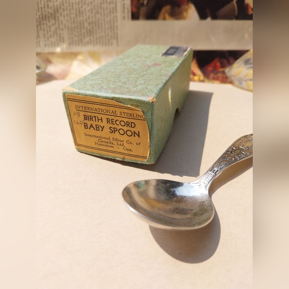 Silver Sterling Baby Spoon - Picture 12 of 15